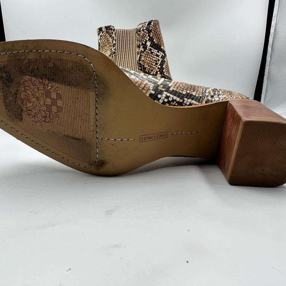 Vince Camuto Jentilly Ankle Boots, Snake Print, Women's 8 M - Picture 4 of 8